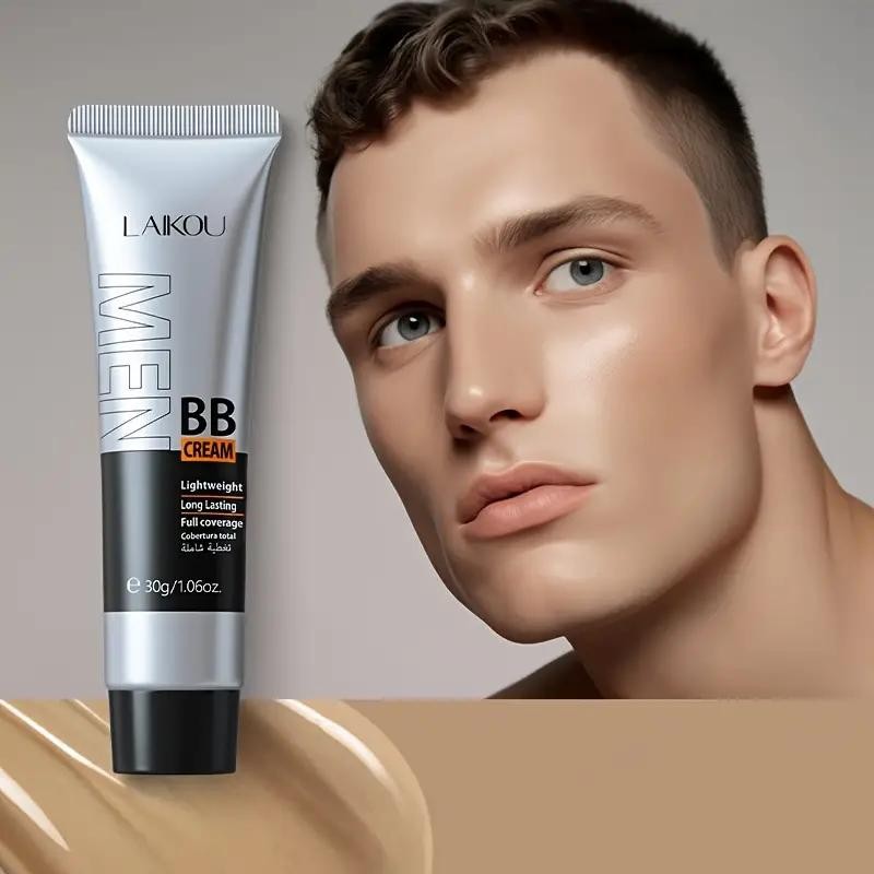 Men's Full Coverage Waterproof BB Cream Concealer with SPF 15 - Natural Tone