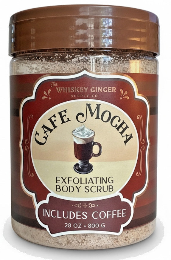 CAFE MOCHA Exfoliating Body Scrub - Includes Coffee Reduces Cellulite