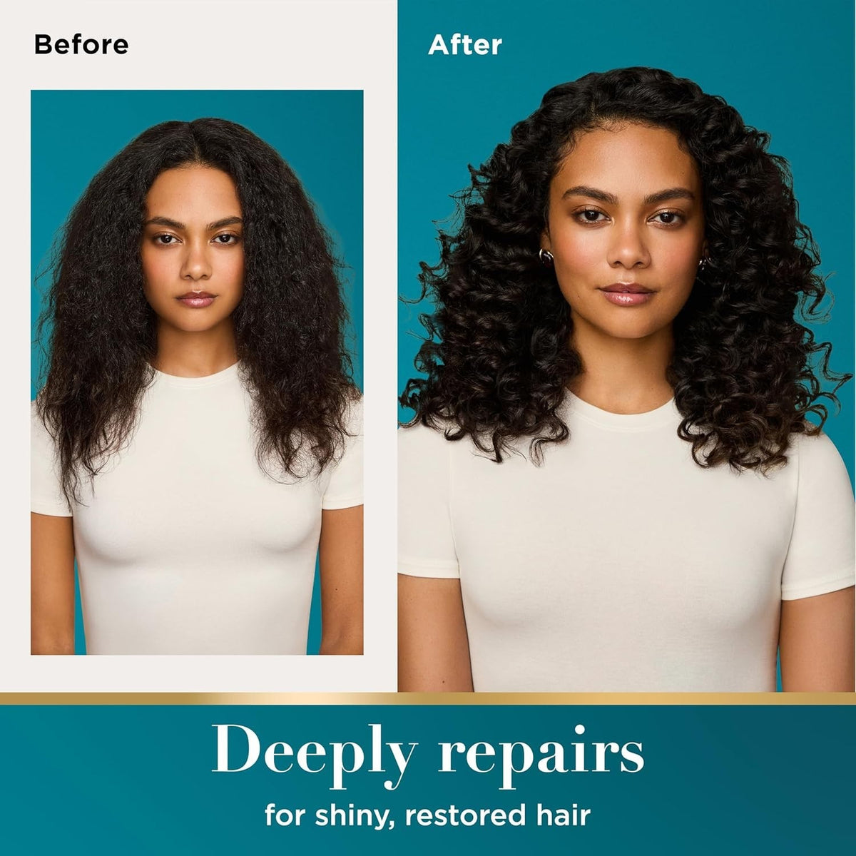 Hair Oil with Argan Oil for Frizz Control - 3.3 Fl Oz, Deep Repair & Shine