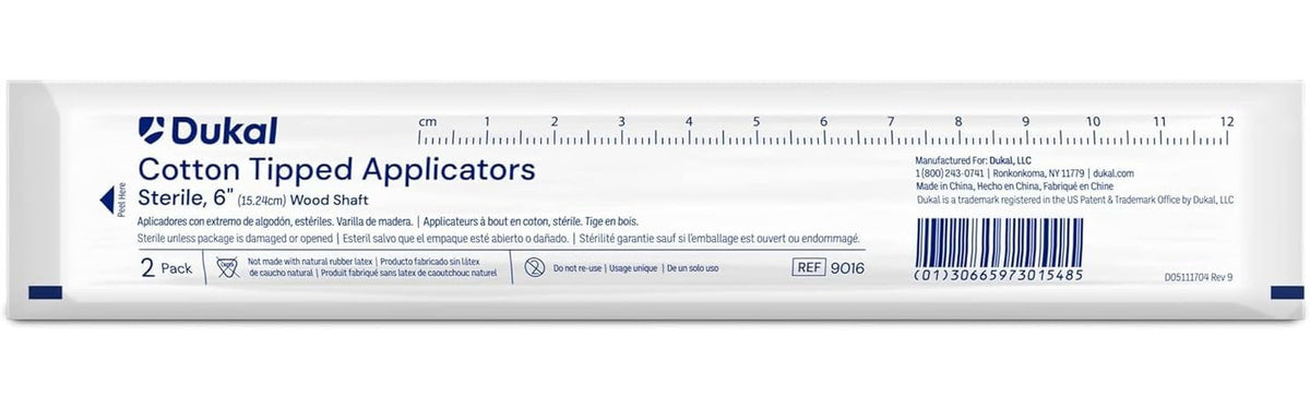 Sterile Cotton Tipped Wood Applicators 6 Inch Pack of 1000