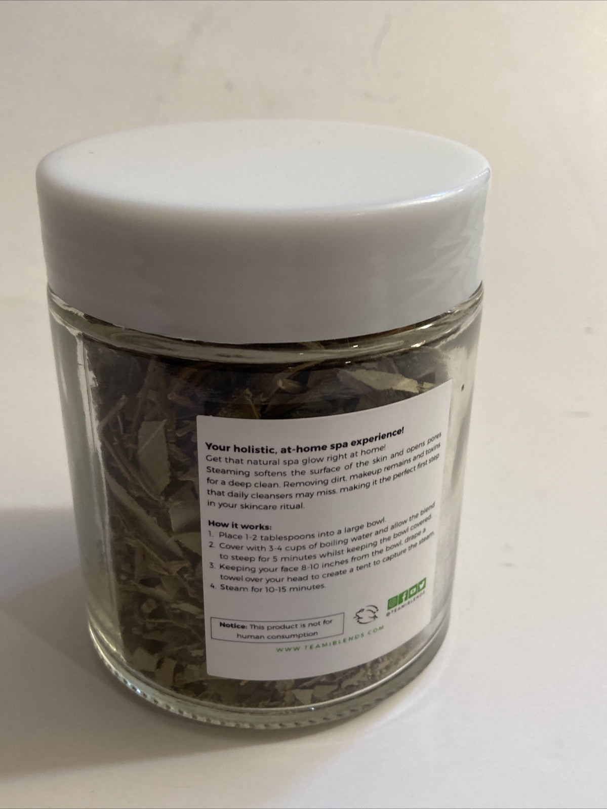 Eucalyptus & Lemon Balm Detox Facial Steam Tea, 34g