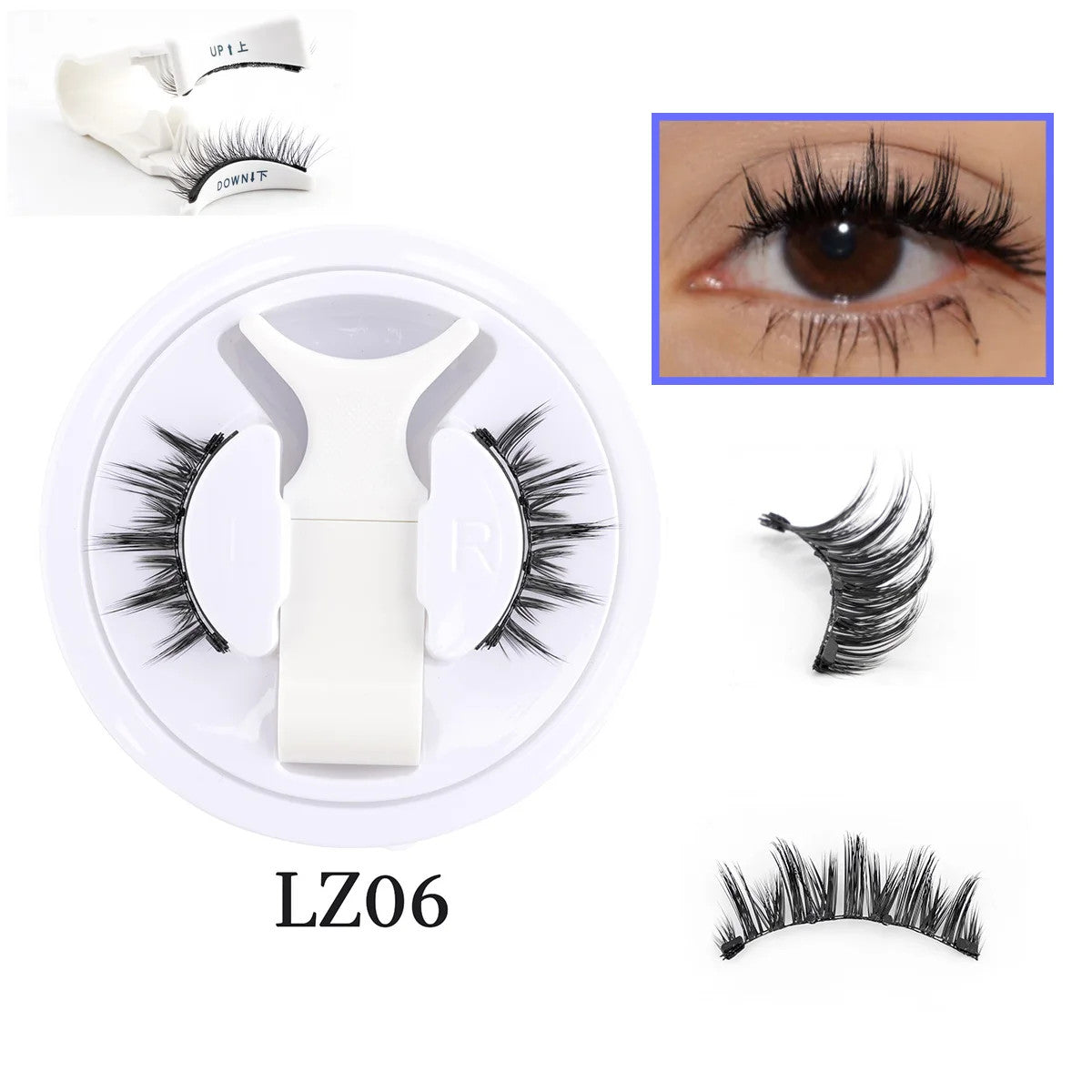 Magnetic 3D Mink Eyelash Kit - Reusable False Lash Set for Natural Look