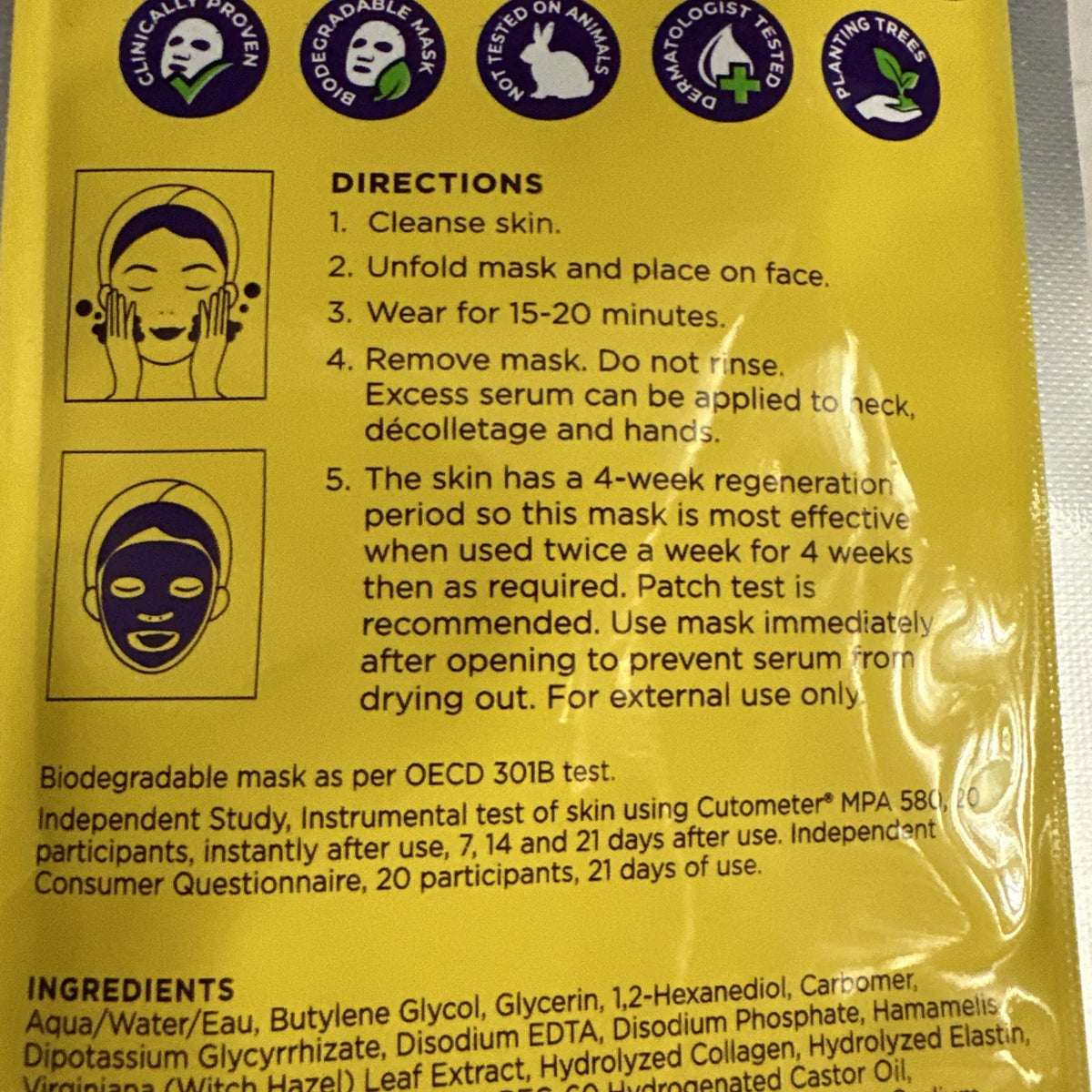 Anti-Aging Collagen Sheet Mask - 2 Pack