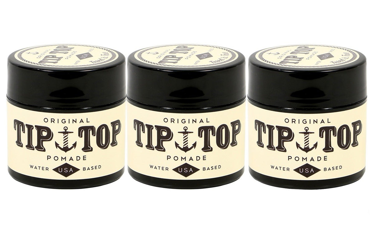 Water Based Hair Pomade 4.25oz Pack of 3 Medium Shine & Hold Styling