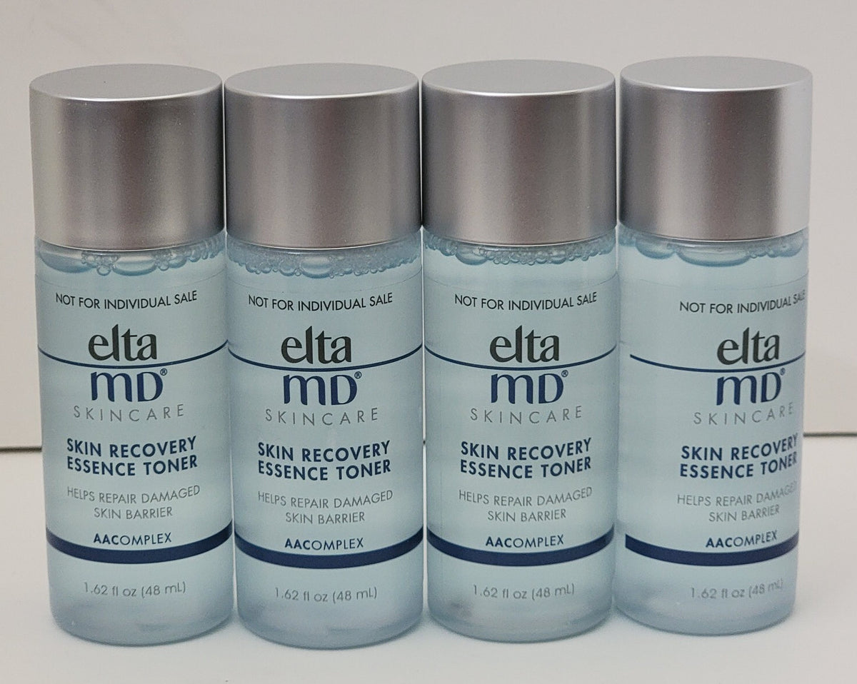 Elta MD Skin Recovery Essence Toner Set - 4 Travel Mini 1.62 Fl Oz Bottles