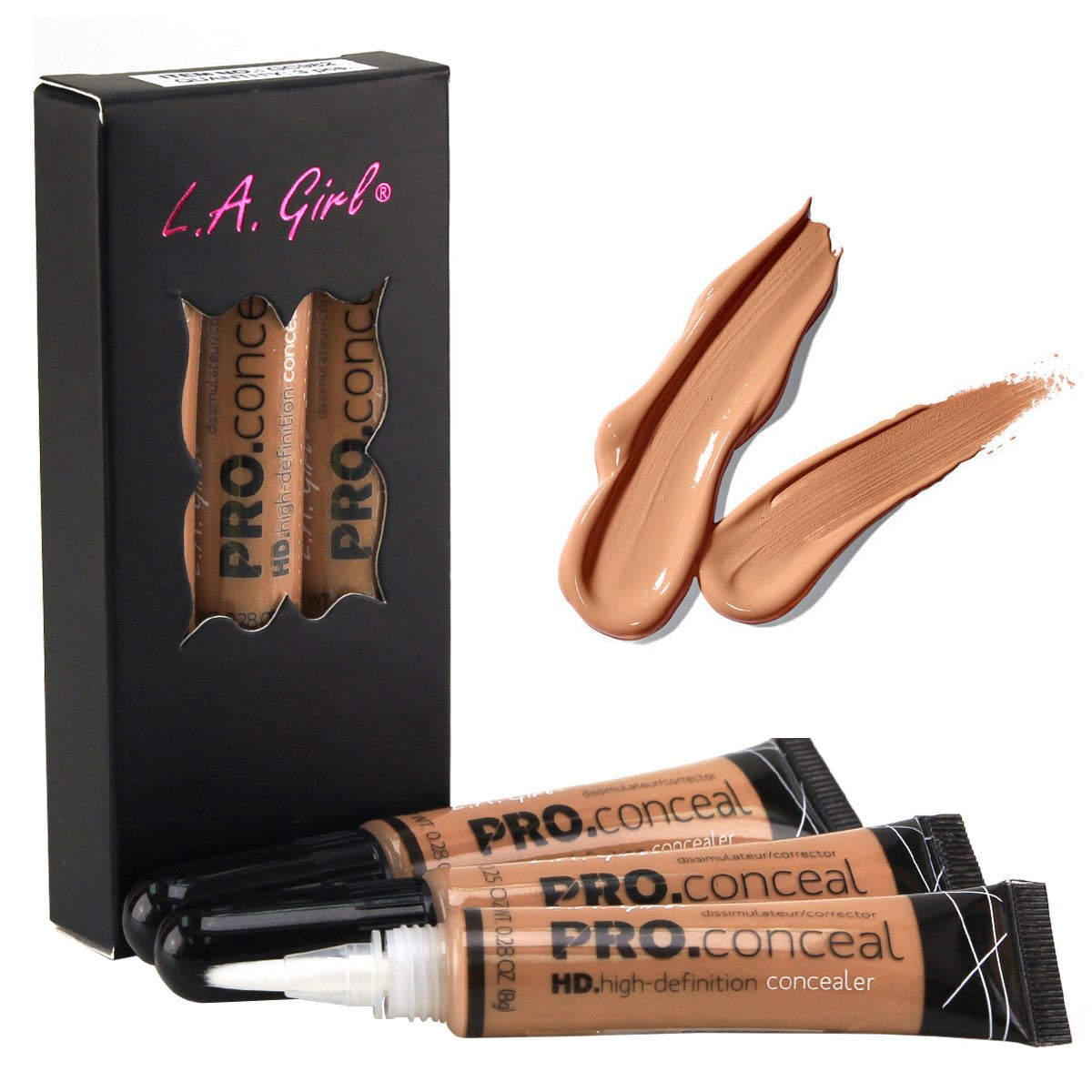 High Definition Concealer for Face & Under-Eyes - Warm Honey