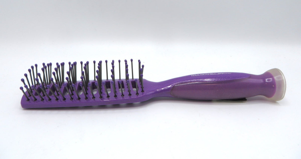 Hair Brush with Suction Cup - Purple, 8.5 Inch, Pack of 6