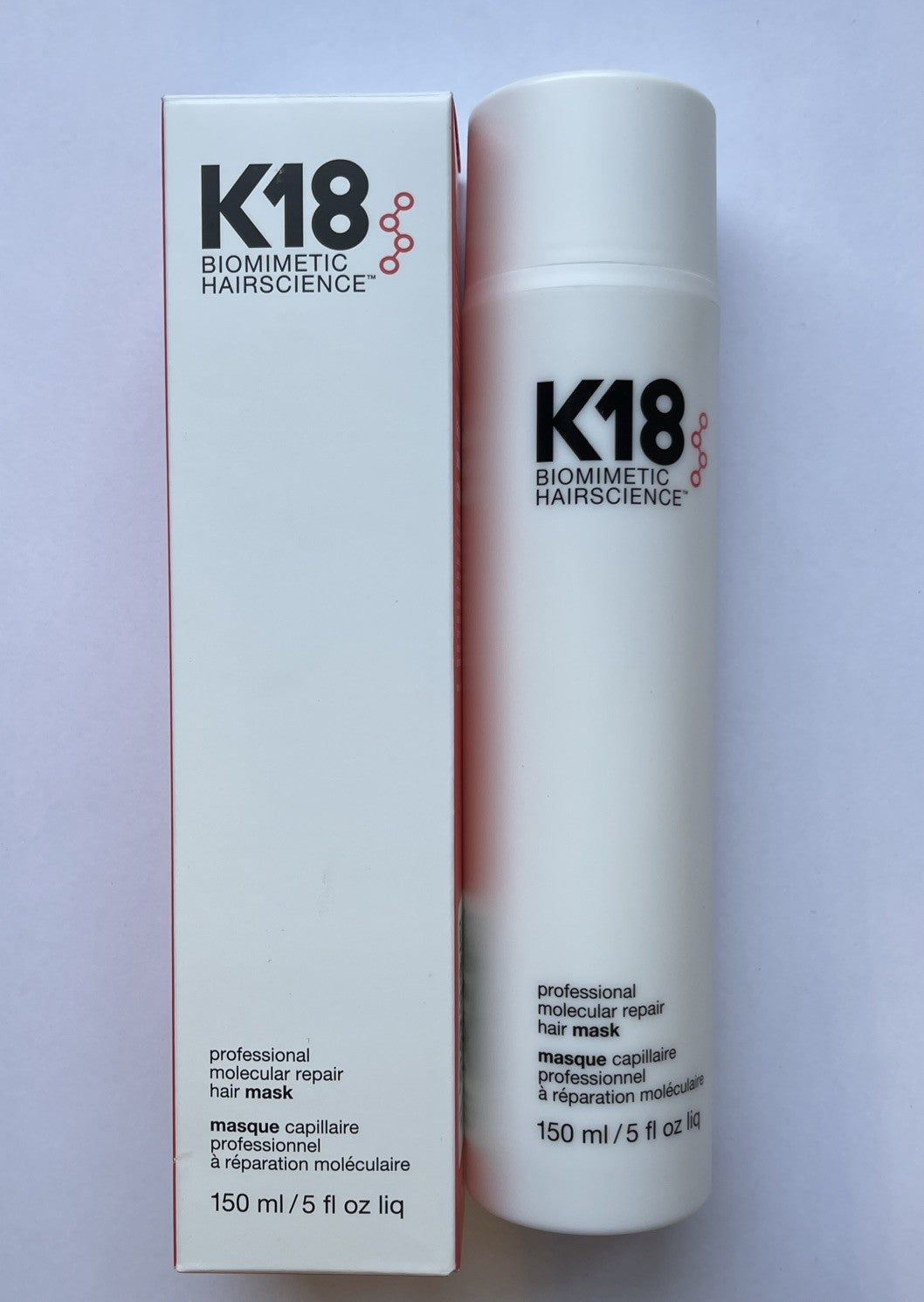 K18 Biomimetic Molecular Hair Repair Mask 150ml - Damage Restoration & Softening
