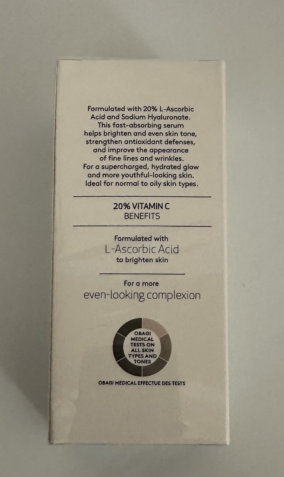 Vitamin C Serum 20% - Brightening Facial Serum for Normal to Oily Skin