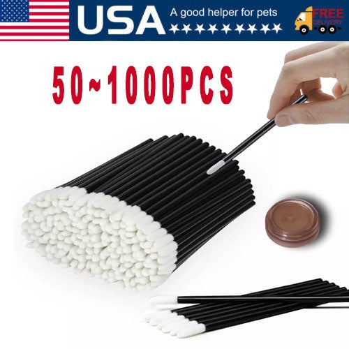 Disposable Lip Brush Wand for Makeup Application, Hygienic Cosmetic Tool