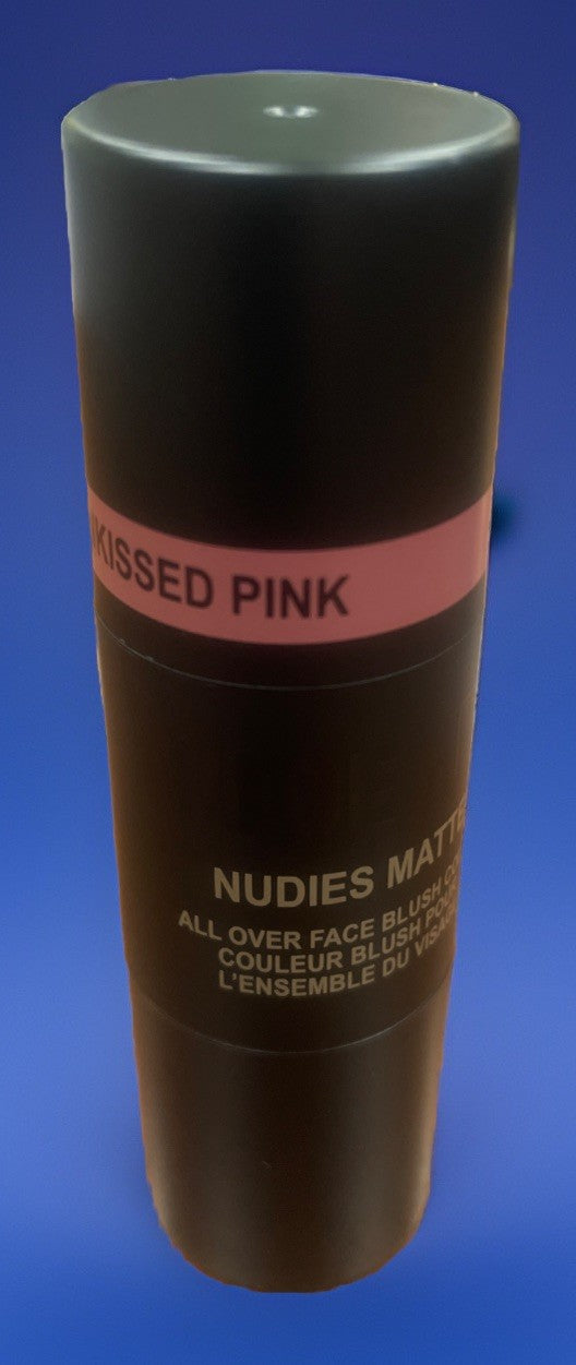 Nudestix Nudies Matte Face Blush Sunkissed Pink with Tin - Natural Makeup