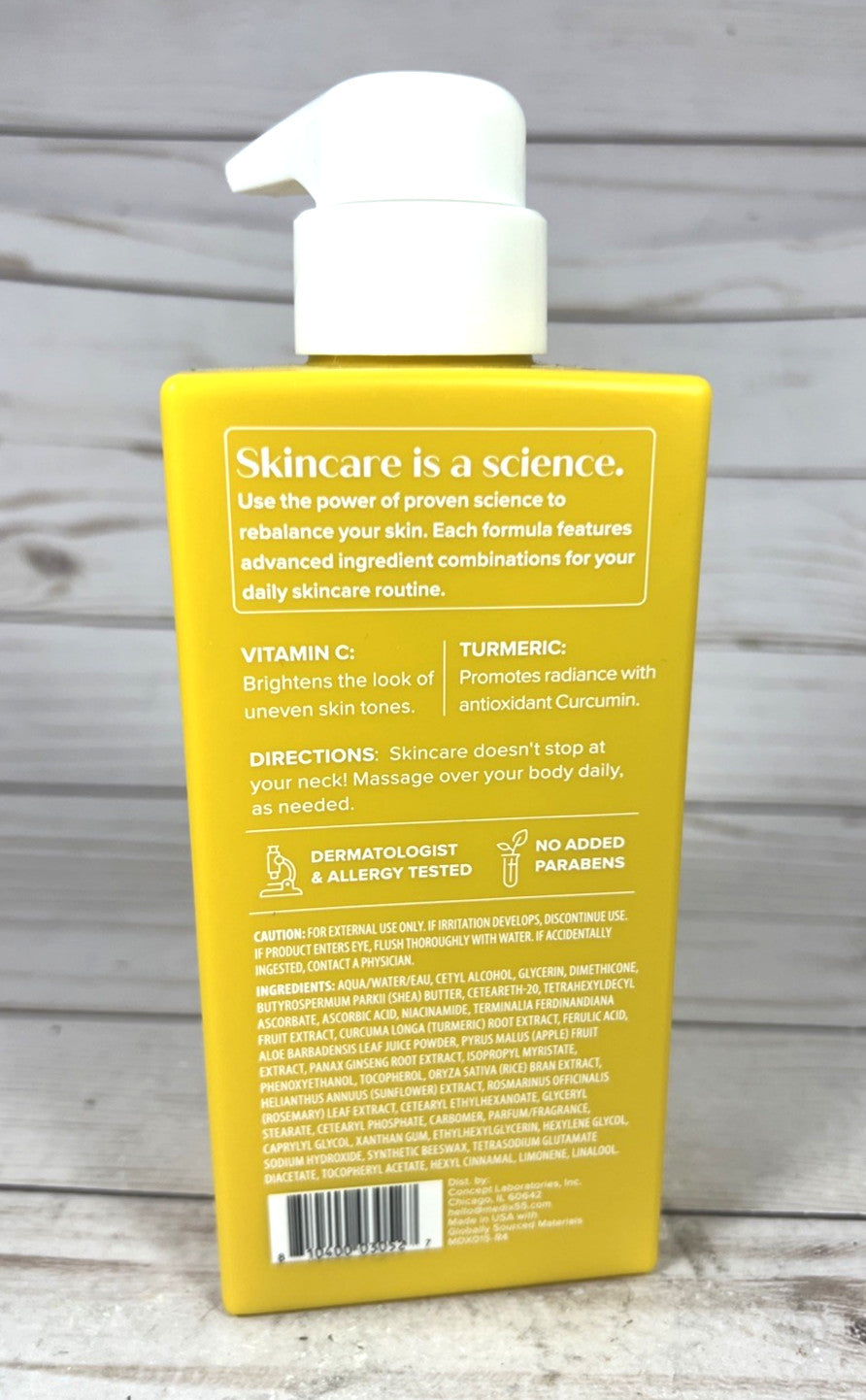 MEDIX 5.5 Vitamin C + Turmeric Brighten Firm Body Cream 15oz (2Pack)
