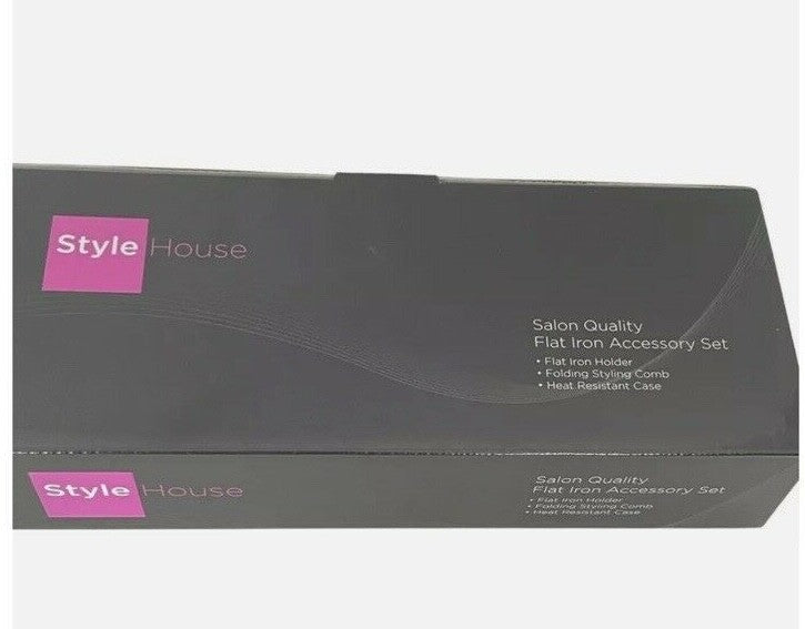 Style House Salon Quality Flat Iron Accessory Set