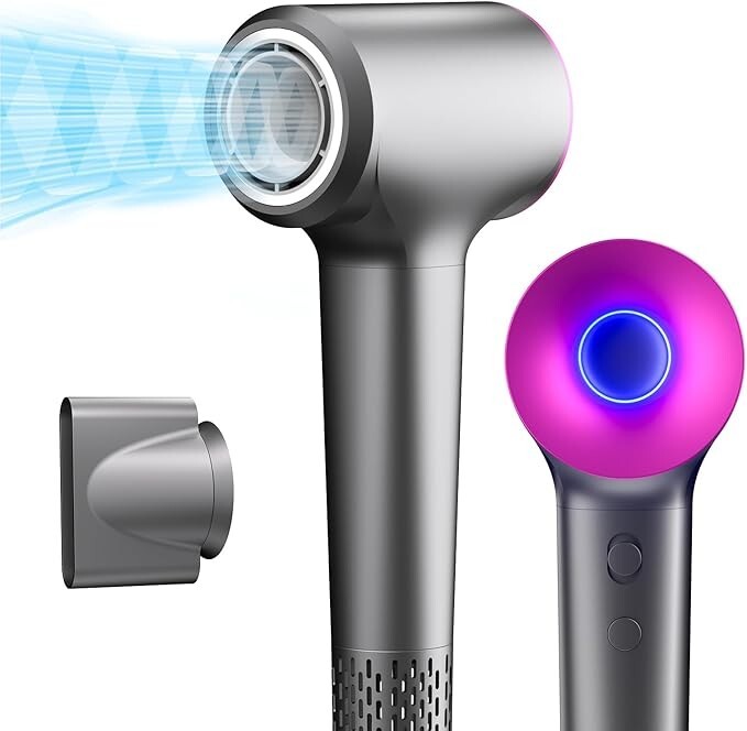 Ionic Hair Dryer 1200W Fast Drying Quiet Blow Dryer with Negative Ions