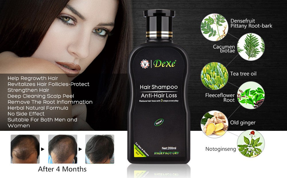 2* 200ml Hair Growth Shampoo Regrowth Treatment Anti-Hair Loss