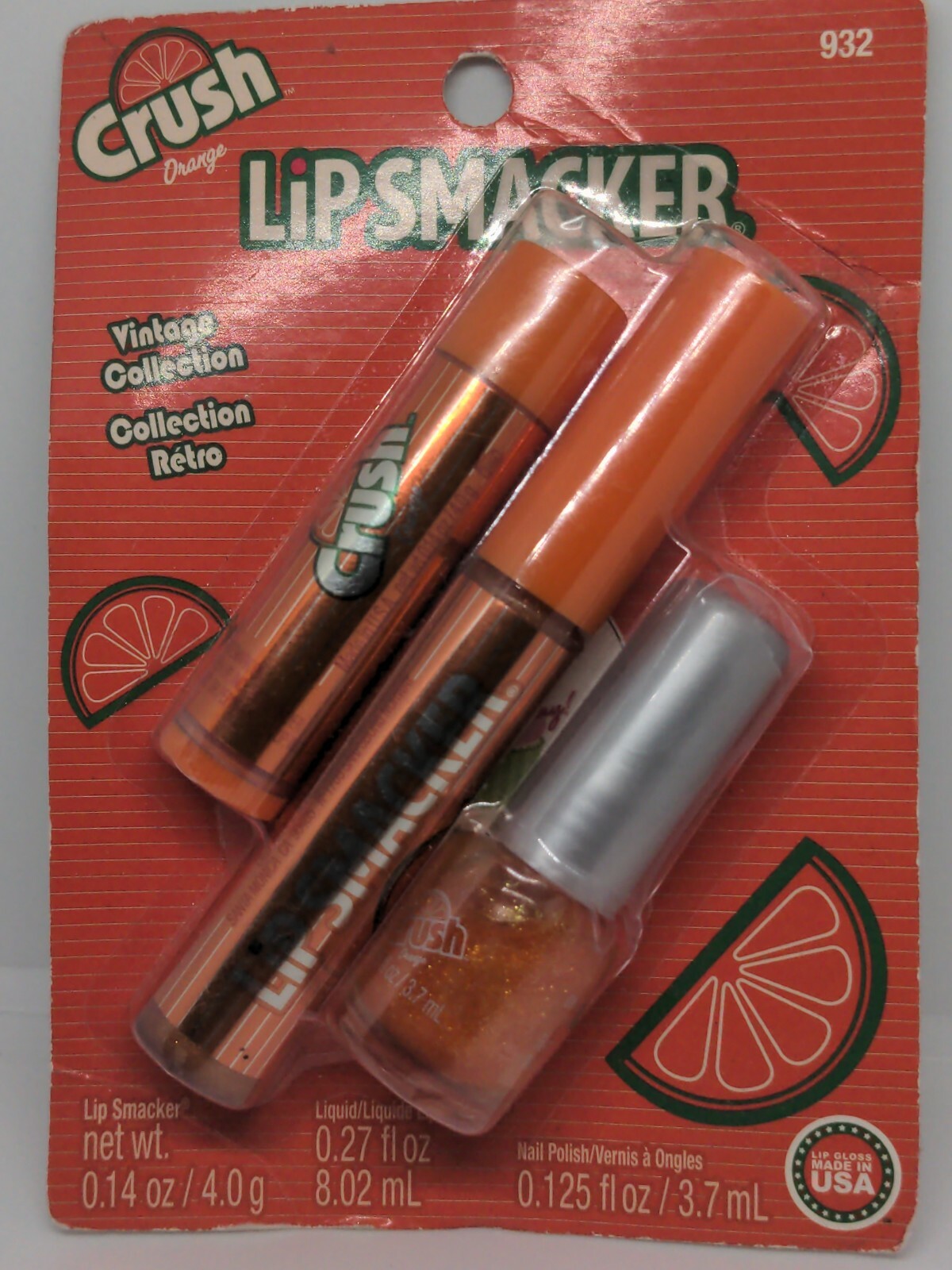 Lip Smacker Orange Crush Lip Balm - Vintage Collection Rare Lip Care