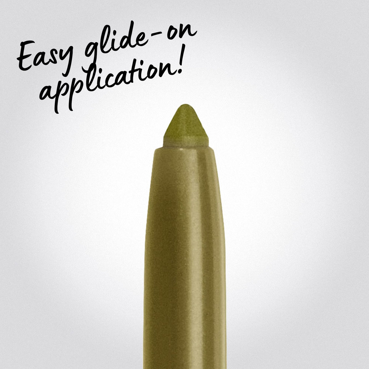 Retractable Eyeliner Pencil - Smudge Proof, Long Lasting, Golden Olive