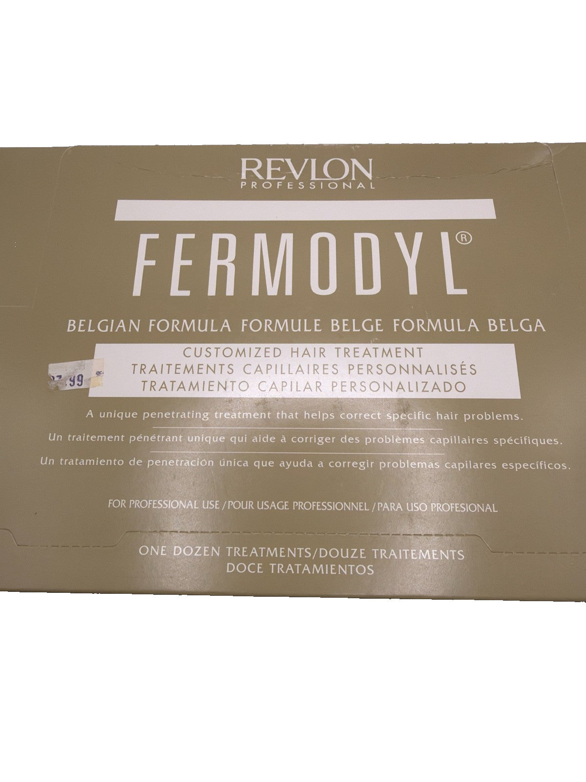 Revlon Professional Fermodyl No. 223 Hair Treatment Ampoules for Damaged Hair - 12 Pack