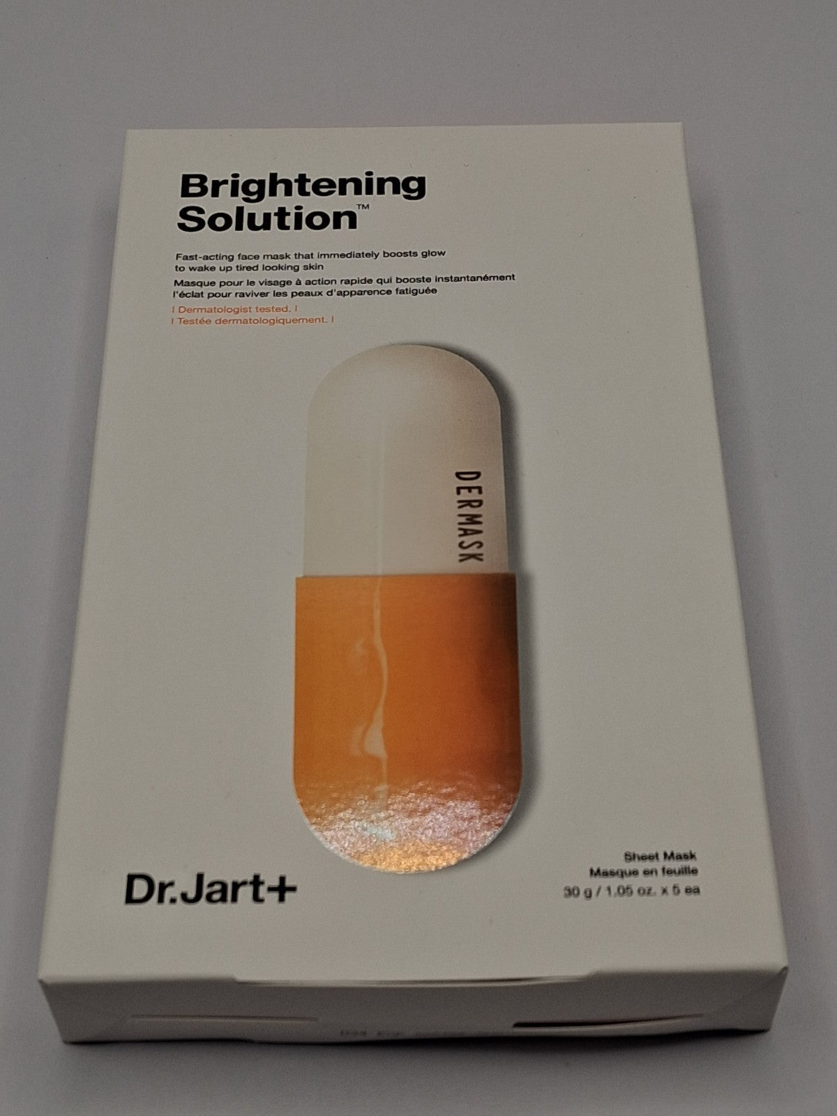 Dr. Jart+ Brightening Solution Face Mask Sheet Set - 5 Sheets