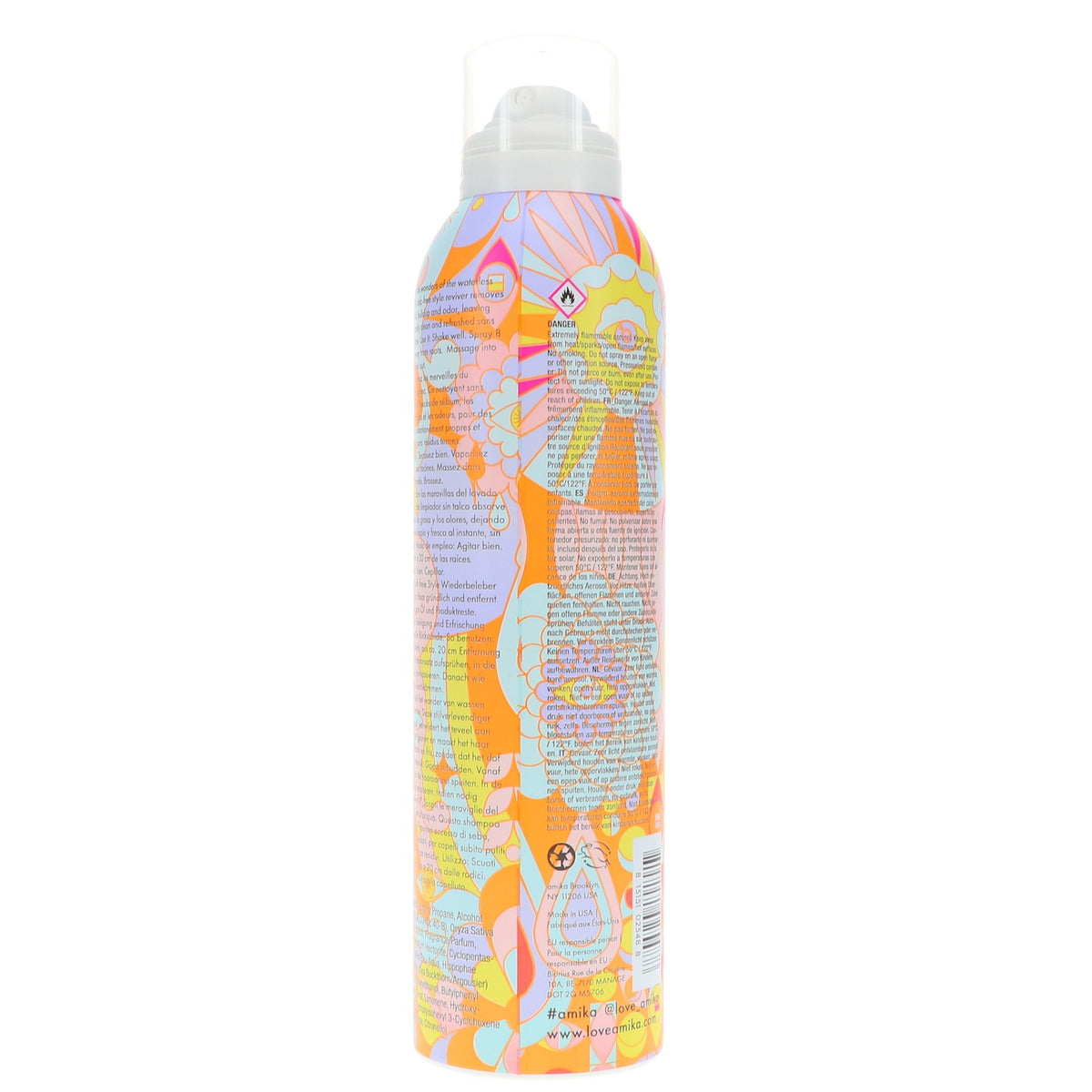 Amika Perk Up Dry Shampoo 5.3 oz - Oil Absorbing, Color Safe, Travel Size