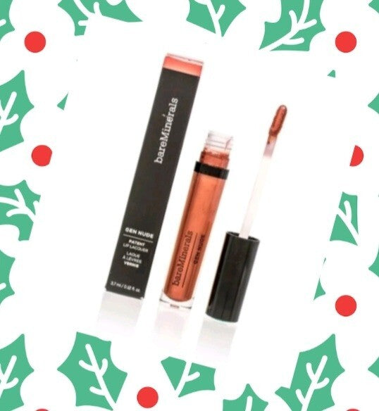 BareMinerals Gen Nude Patent Lip Lacquer Rubellite 0.12 oz - Lip Gloss