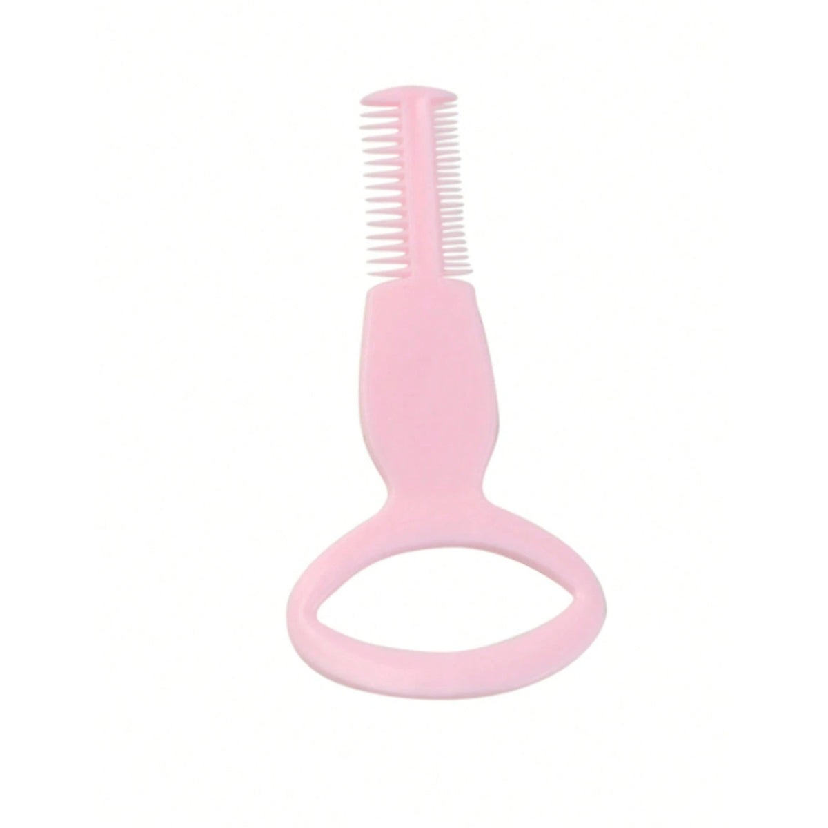 Pink Eyelash Shaper Tool for Natural Curling - Easy Lash Lift Assistant