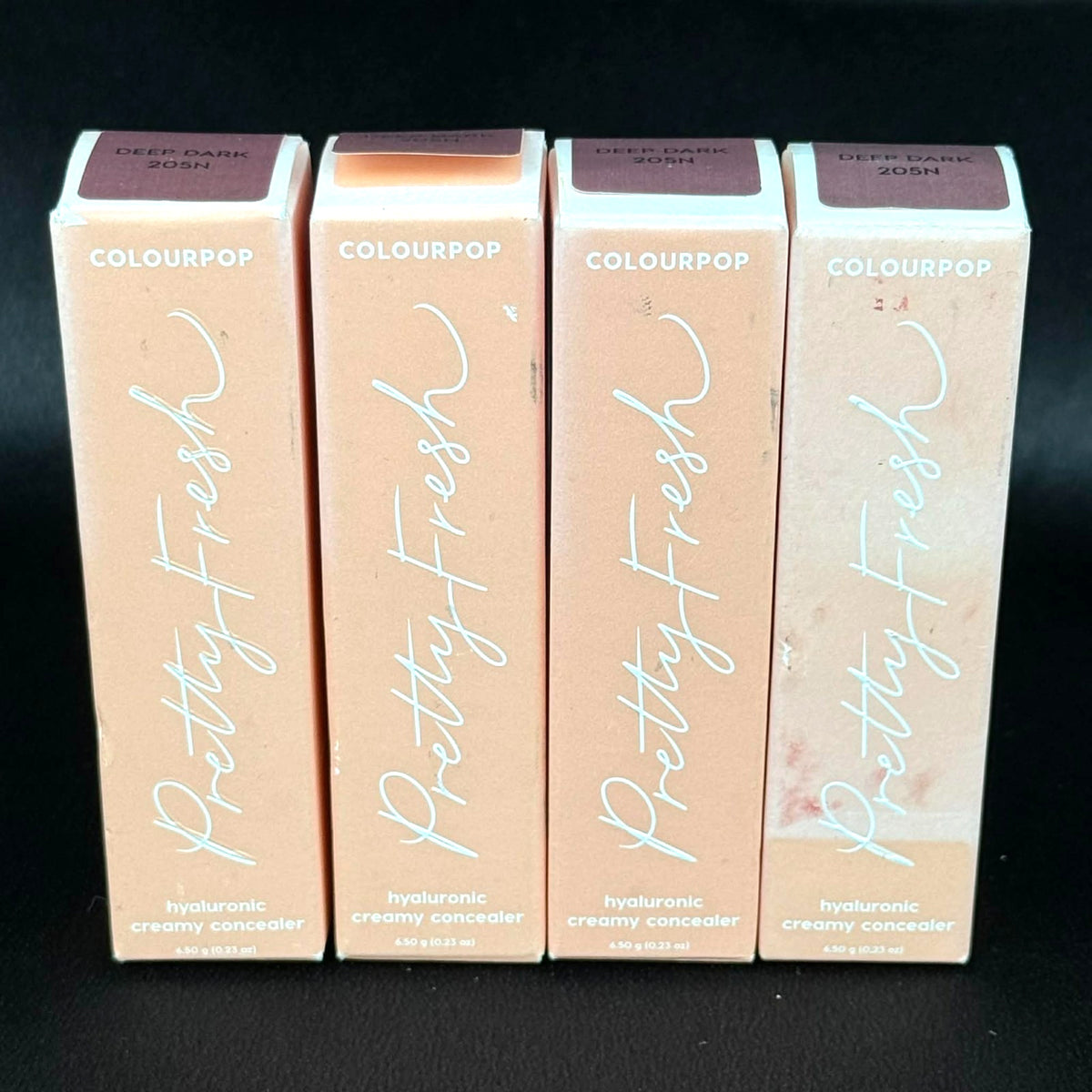 Set of 4 Deep Dark Cosmetic Concealers - Face Makeup for Flawless Finish