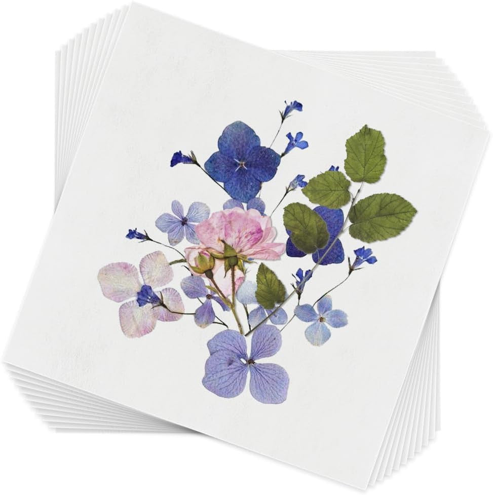 50 Sheets Absorbent Flower Pressing & Craft Paper - 10.4x10.4 Inch
