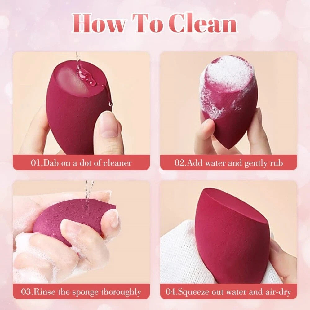 20PCS Multi-Colored Makeup Blender Sponges for Liquid, Cream & Powder Foundation