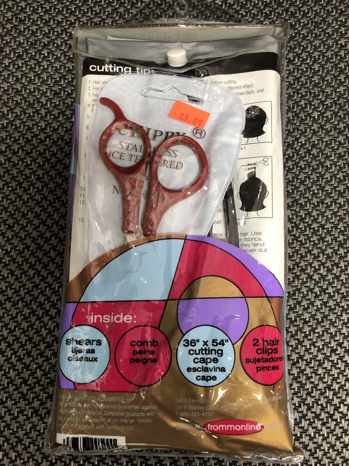 Salon & Barber Shop Hair Cut Kit Juego Para Corte Pelo full Size Cape