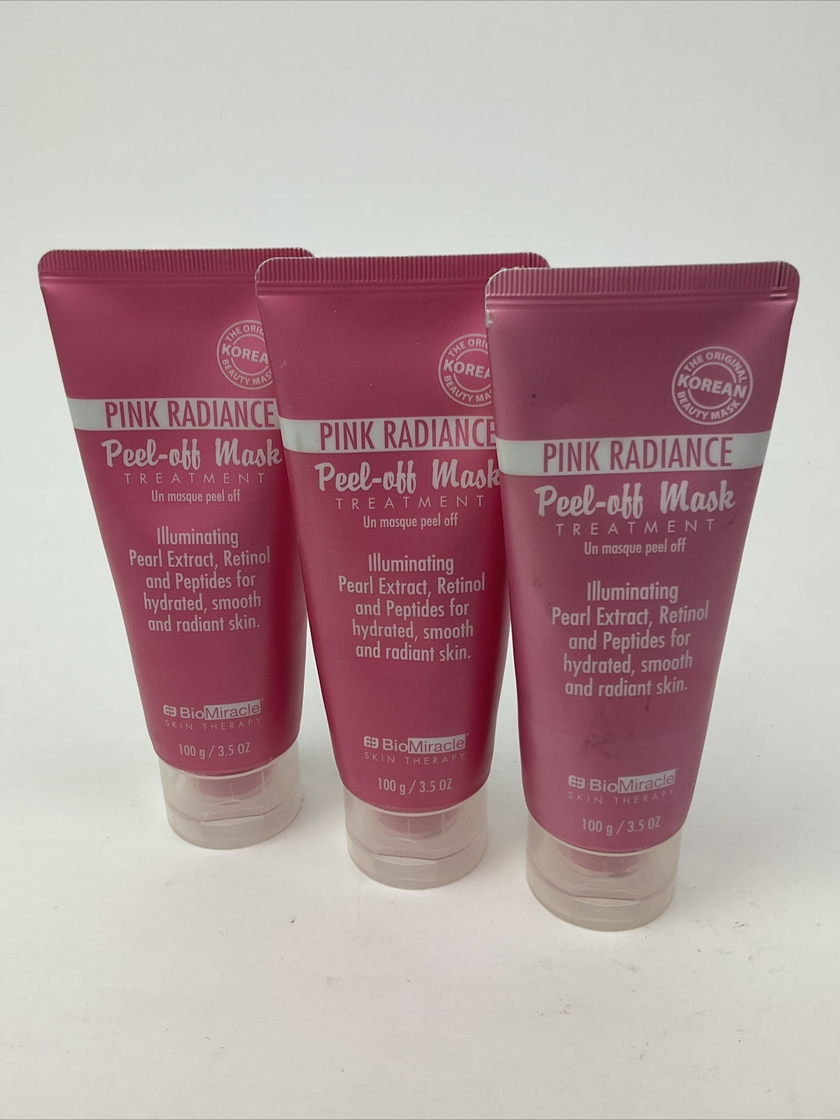 Pink Radiance Peel-Off Face Mask 3.5oz - 3 Pack