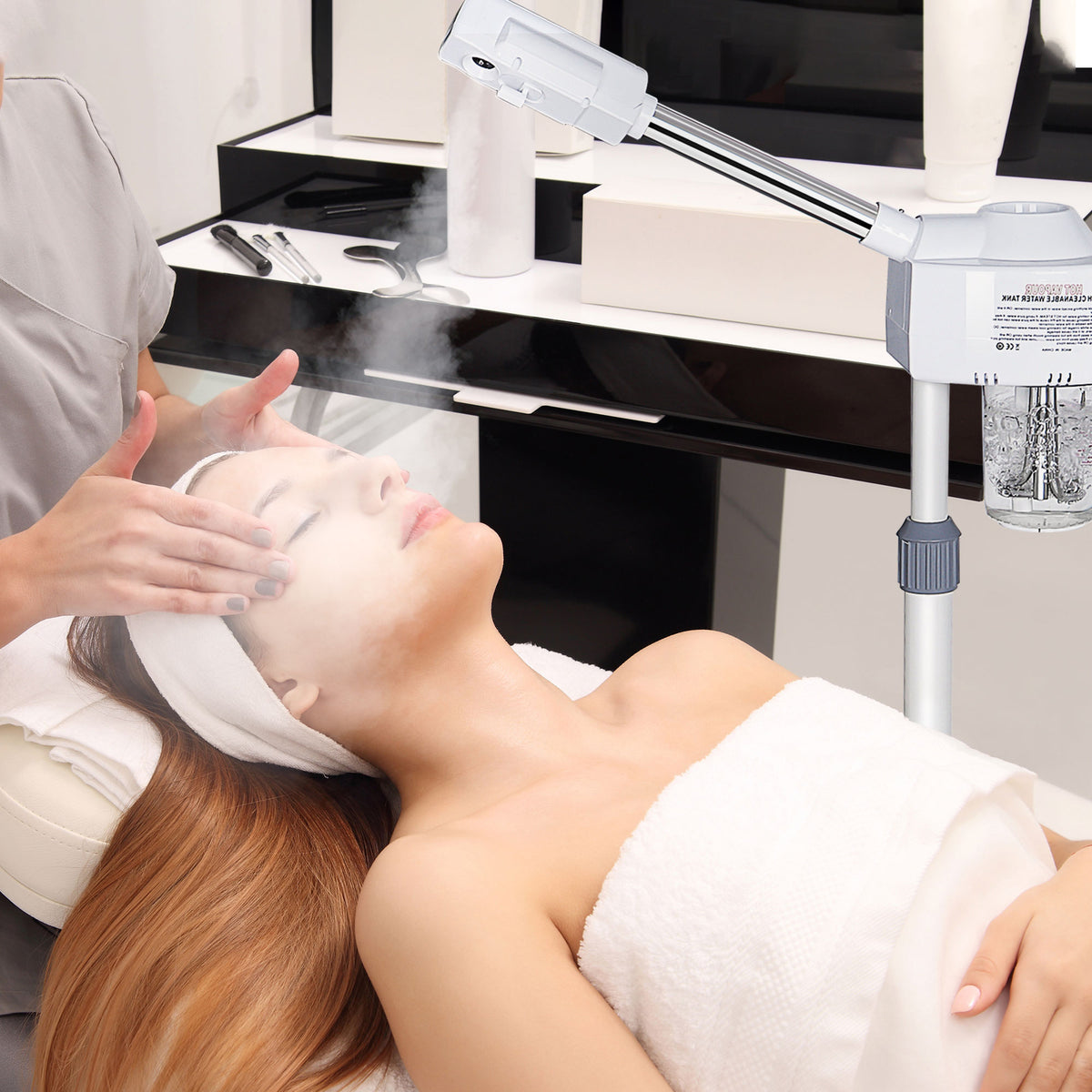 Professional Facial Steamer with Ozone & Steam Modes