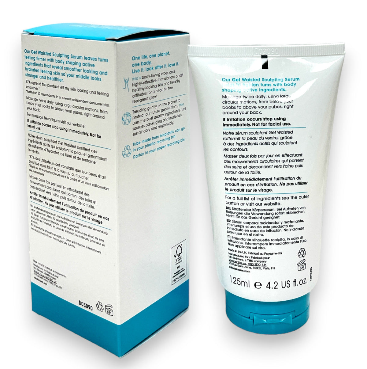 Get Waisted Sculpting Serum Firming Body Shaper 125ml