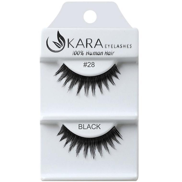 6 Pairs 100% Human Hair False Eyelashes - Kara Assorted Styles