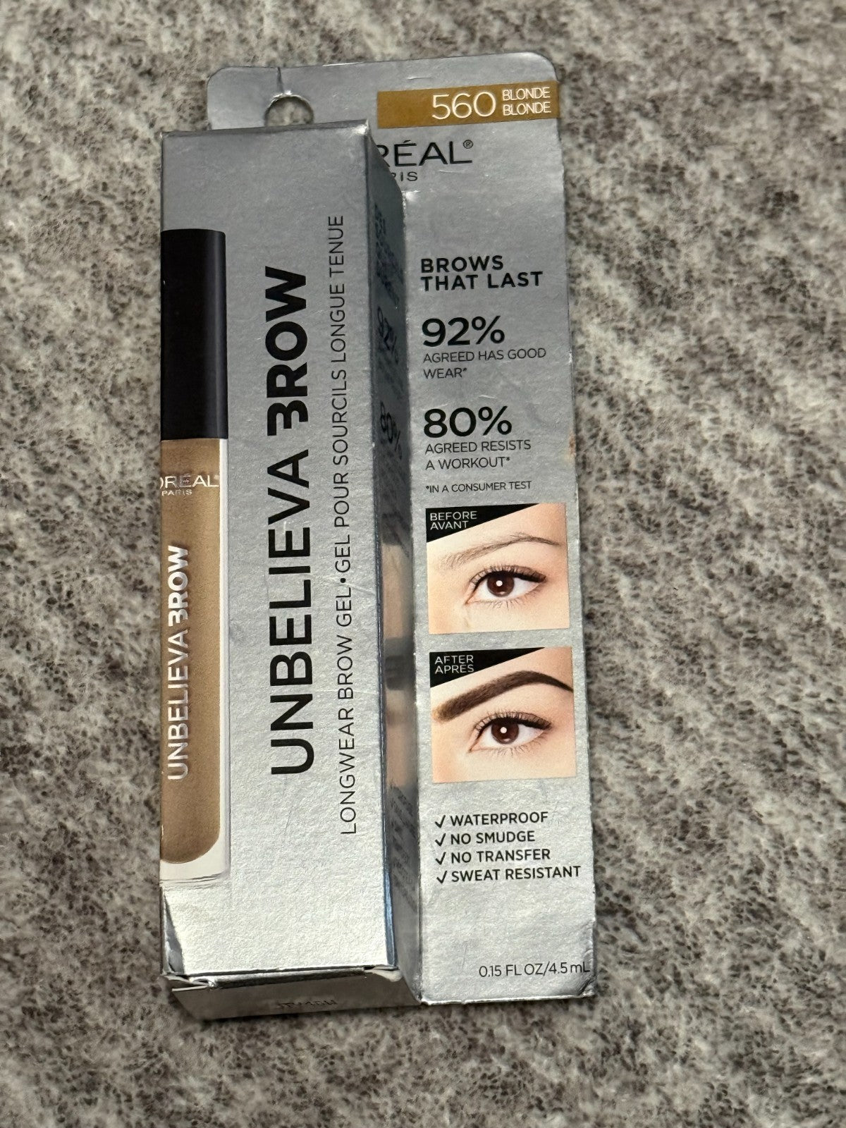 Longwear Brow Gel with Color Choices for Brows - Unbelieva Brow