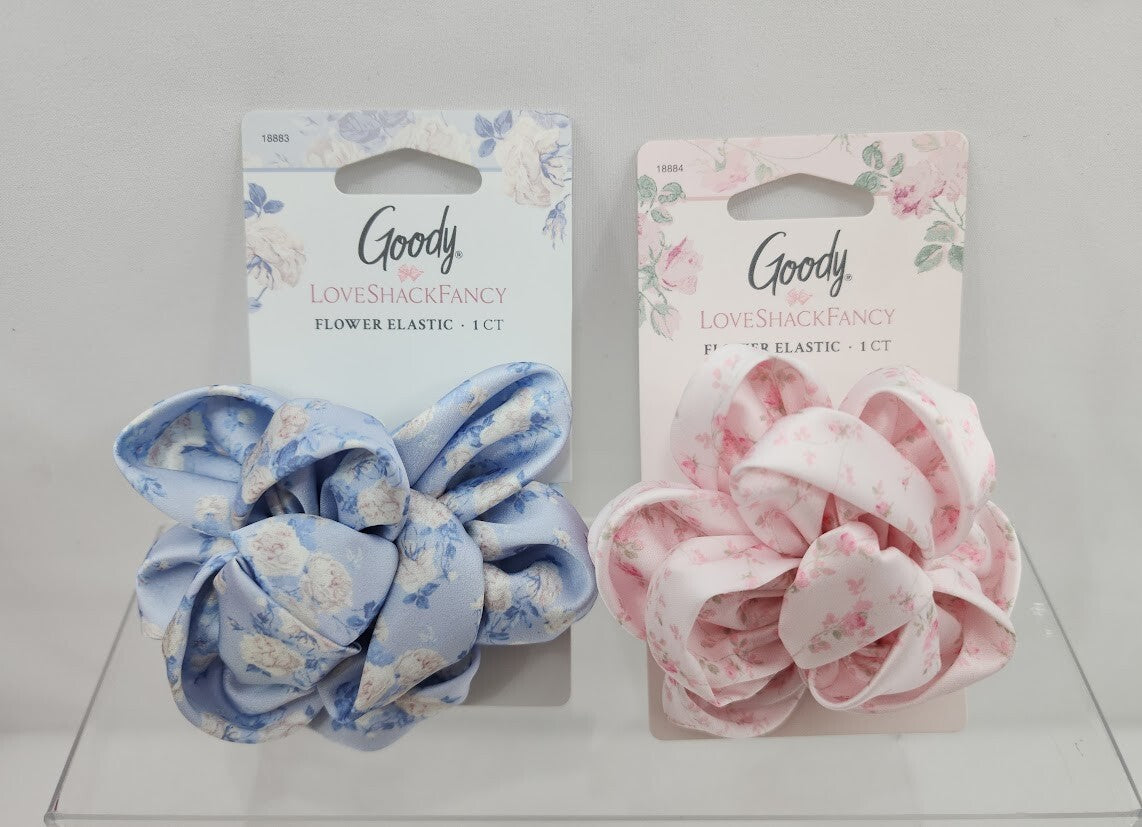 Goody x LoveShackFancy Flower Bow Hair Barrette English Ivy