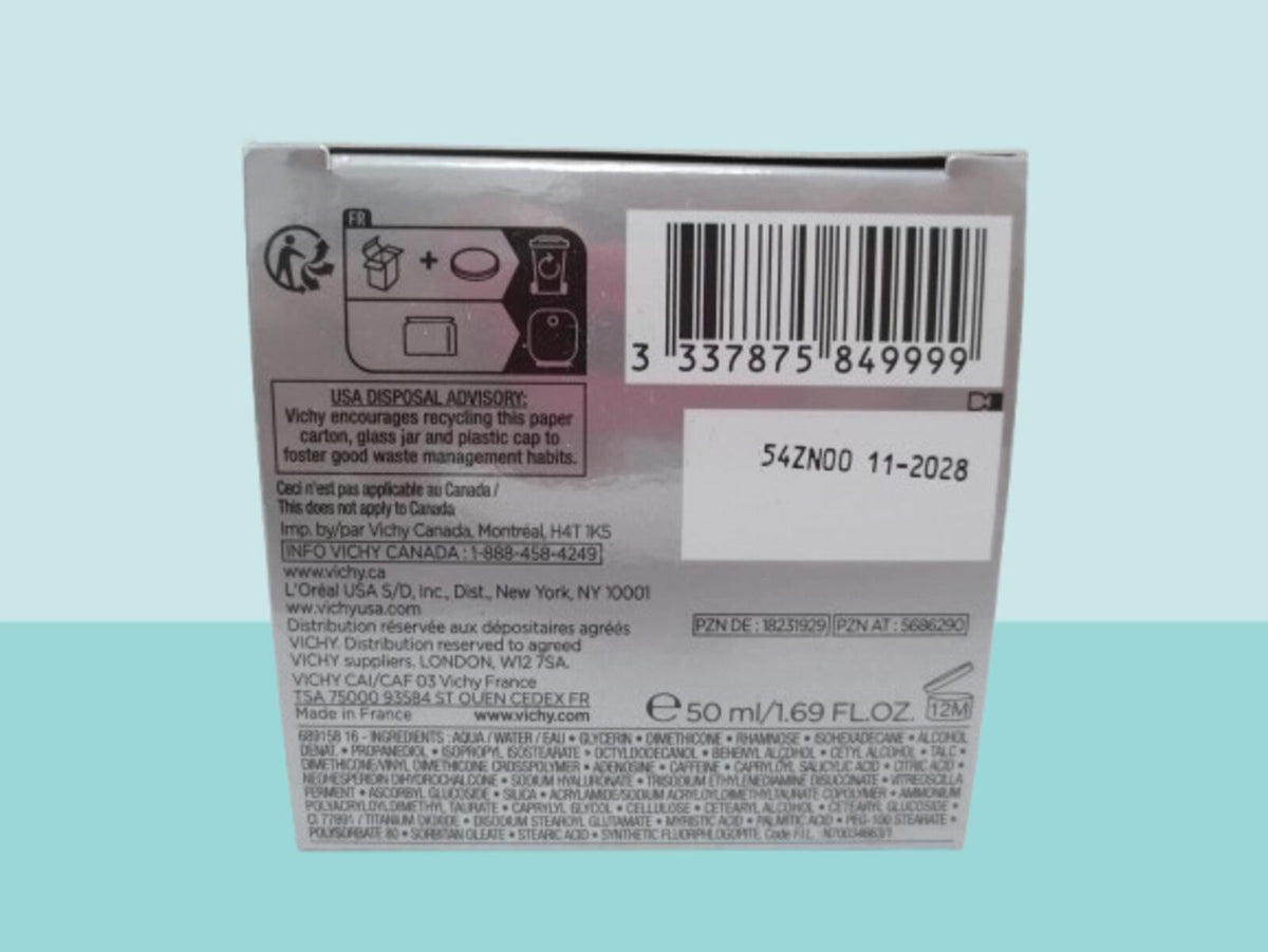 Vichy LiftActiv Hyaluronic Acid Day Cream 1.69oz - Hydrating Anti-Aging Formula