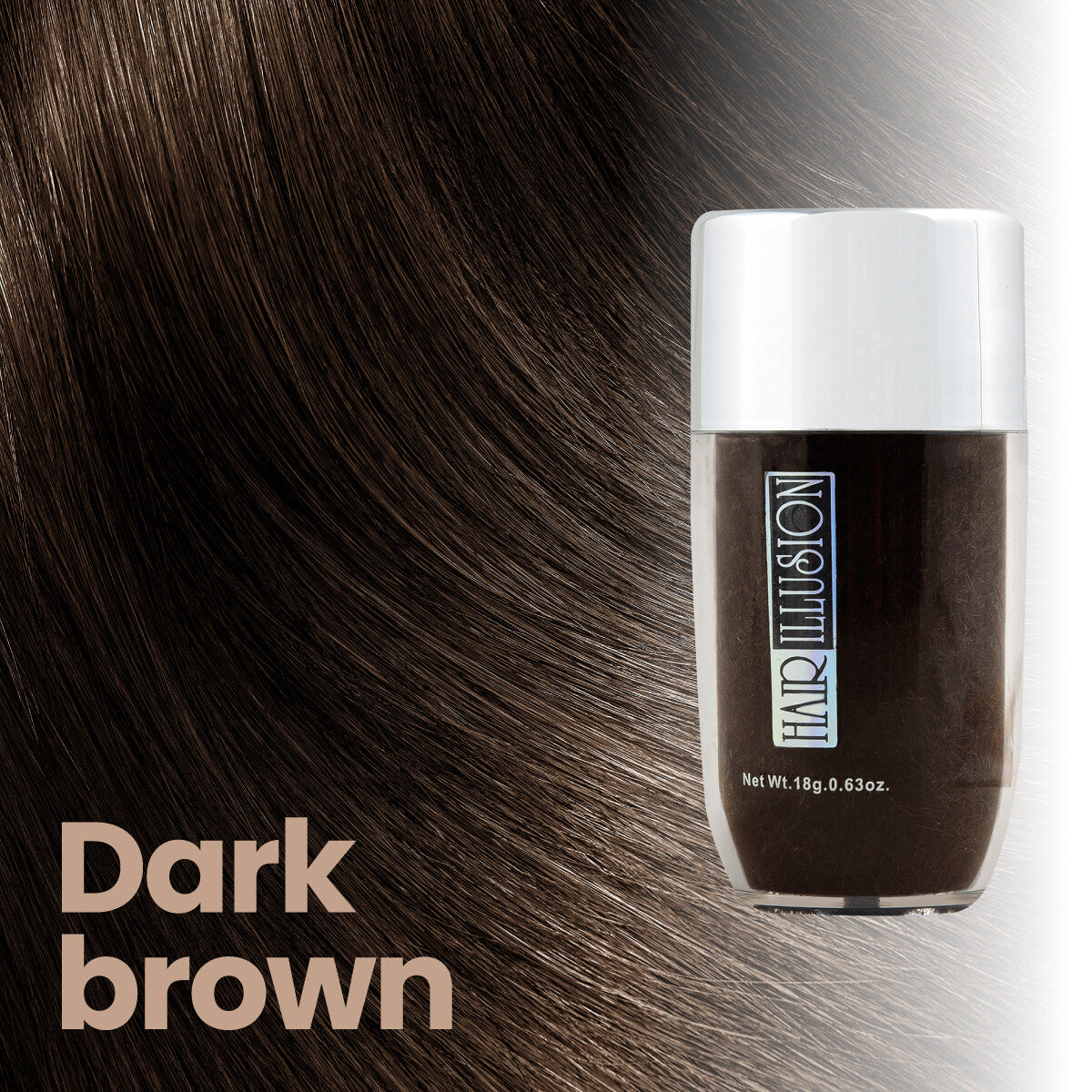 Hair Building Fibers for Thinning Hair - Dark Brown