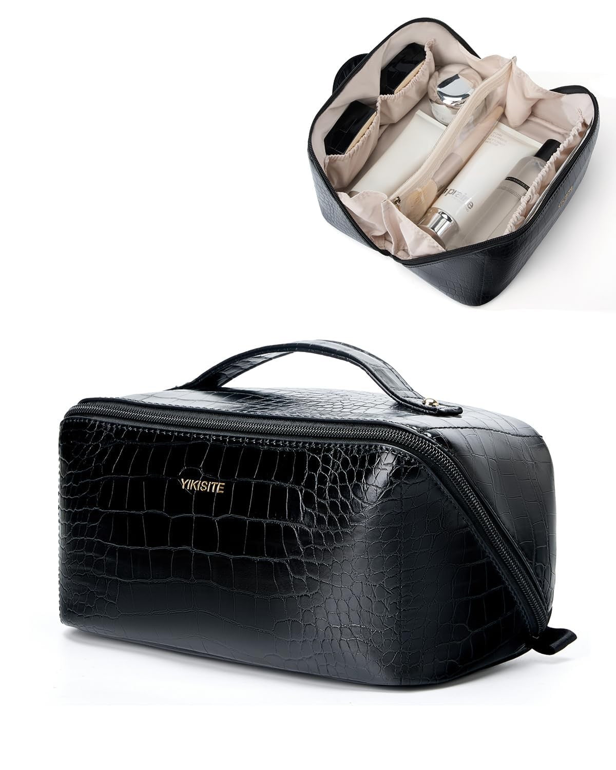 Waterproof Makeup & Toiletry Organizer Bag for Women - Travel & Daily Use