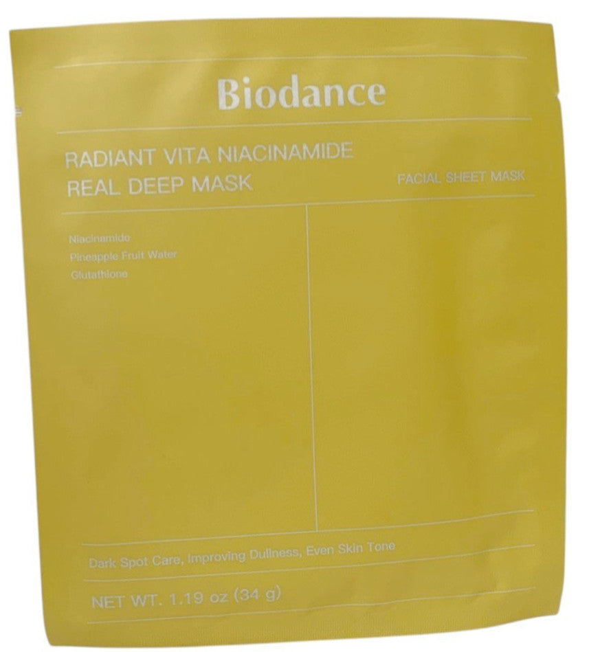 Niacinamide Hydrogel Face Mask Pack - Dark Spot Brightening, 34g x 4