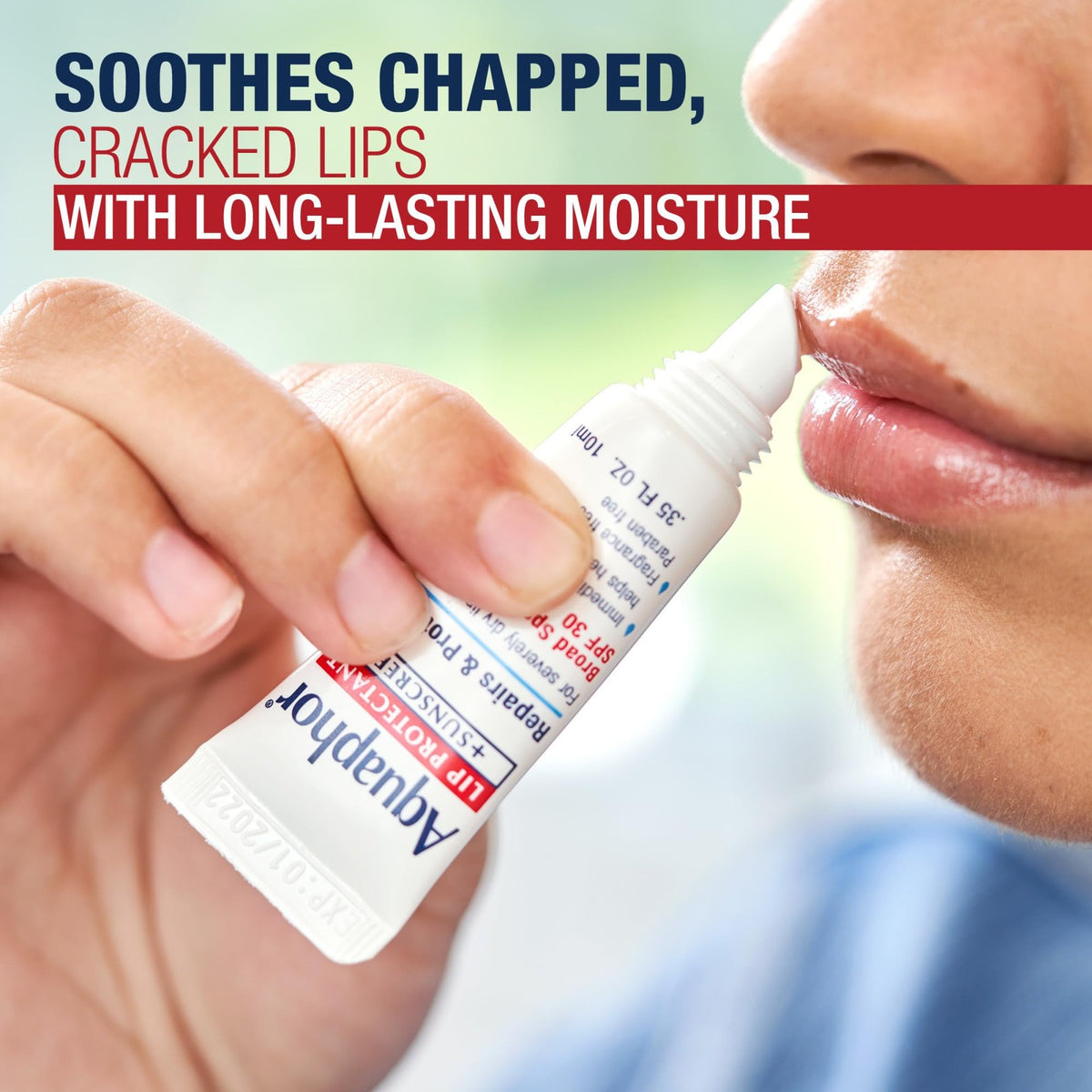 Lip Balm with SPF 30 Sunscreen - Nourishing Moisturizer for Sensitive Lips