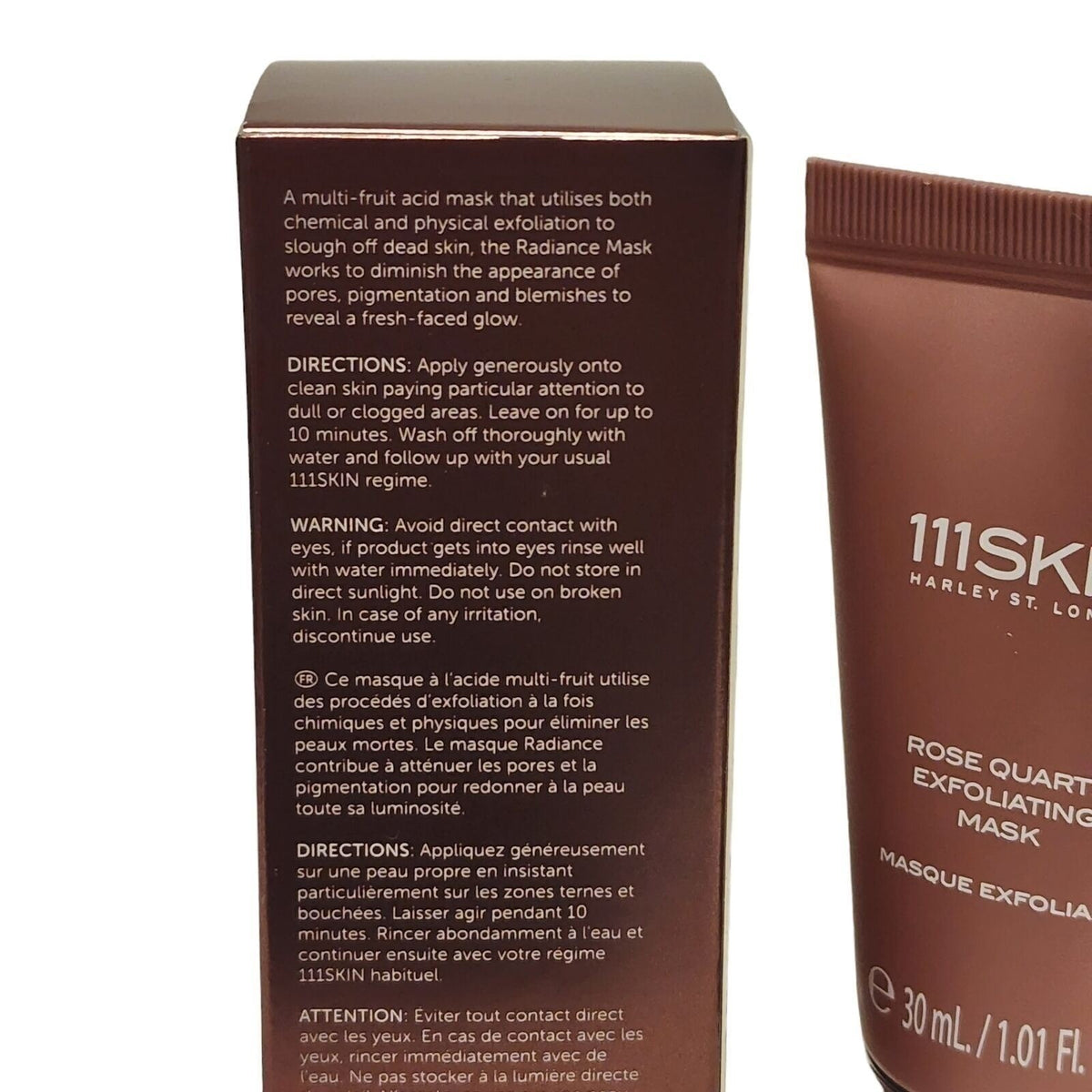 Rose Quartz Exfoliating Mask 30ml Travel Size