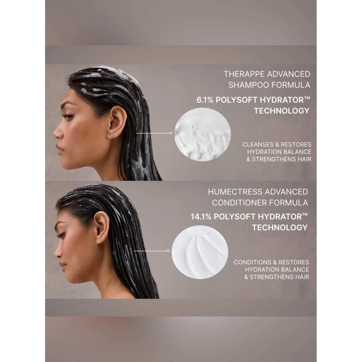 Nexxus Advanced Therappe Shampoo Humectress Conditioner Set 32oz 48HR