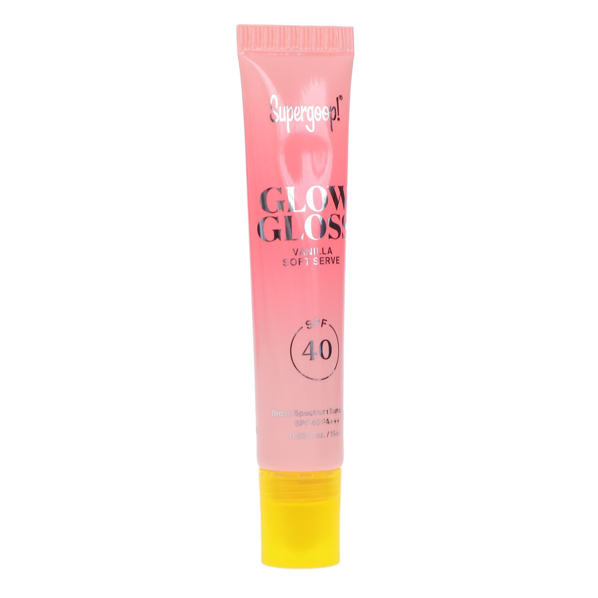 Lip Gloss with SPF 40 - Hydrating Shine and Sun Protection, Vanilla Soft Serve