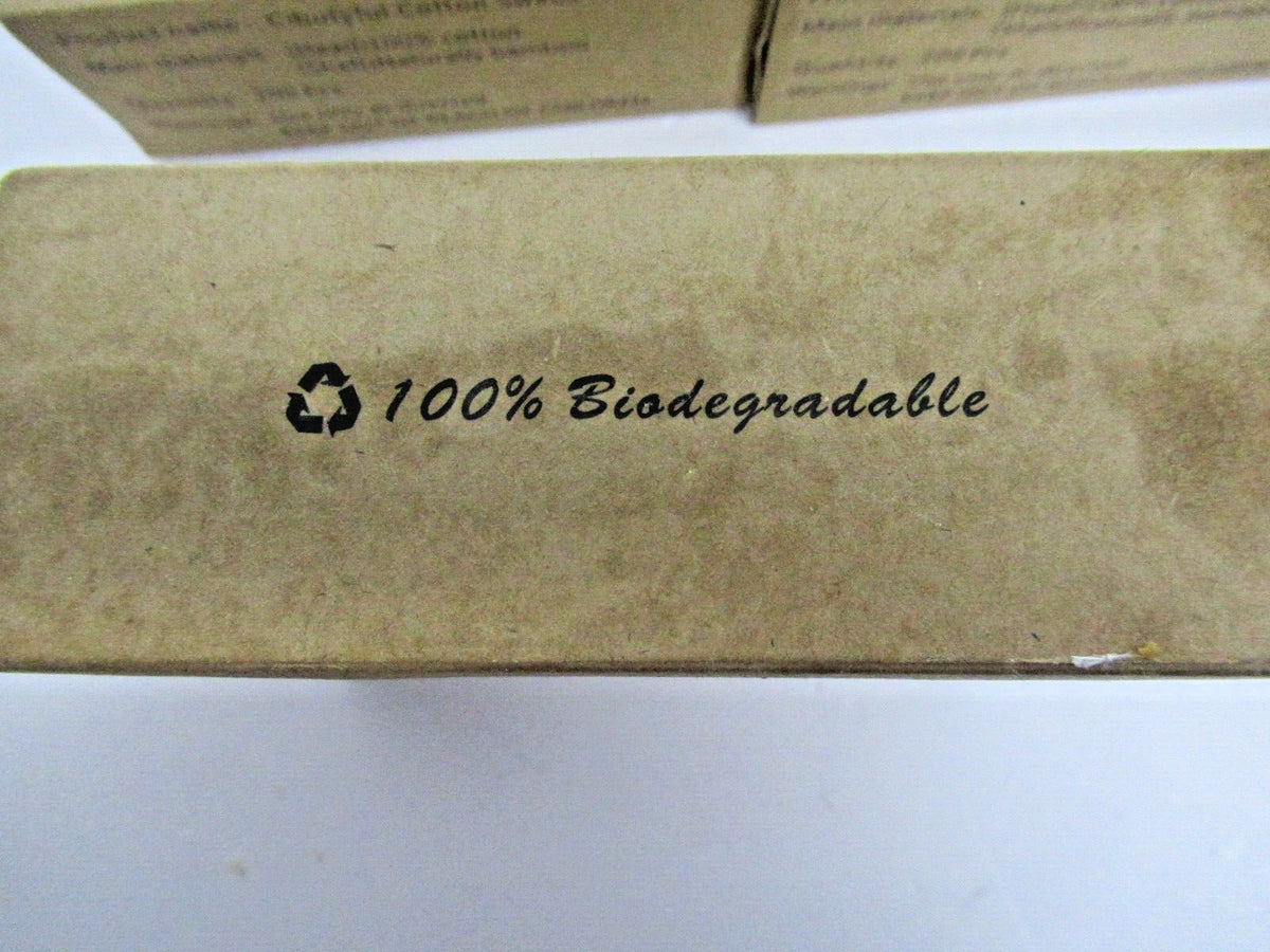 Eco-Friendly Bamboo Cotton Swabs - 1000 Count Double Tipped Ear Buds, 3 Inch