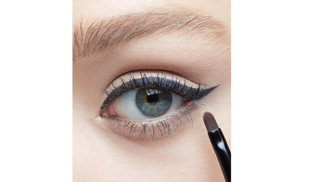 Eyeliner Brush Set - 2 pcs Ultra Fine Makeup Brushes for Precise Application