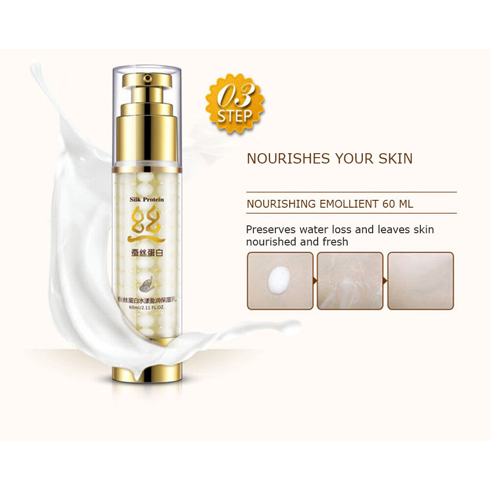 Silk Protein Face Lotion Hydrating Oil-control Moisturizing Anti