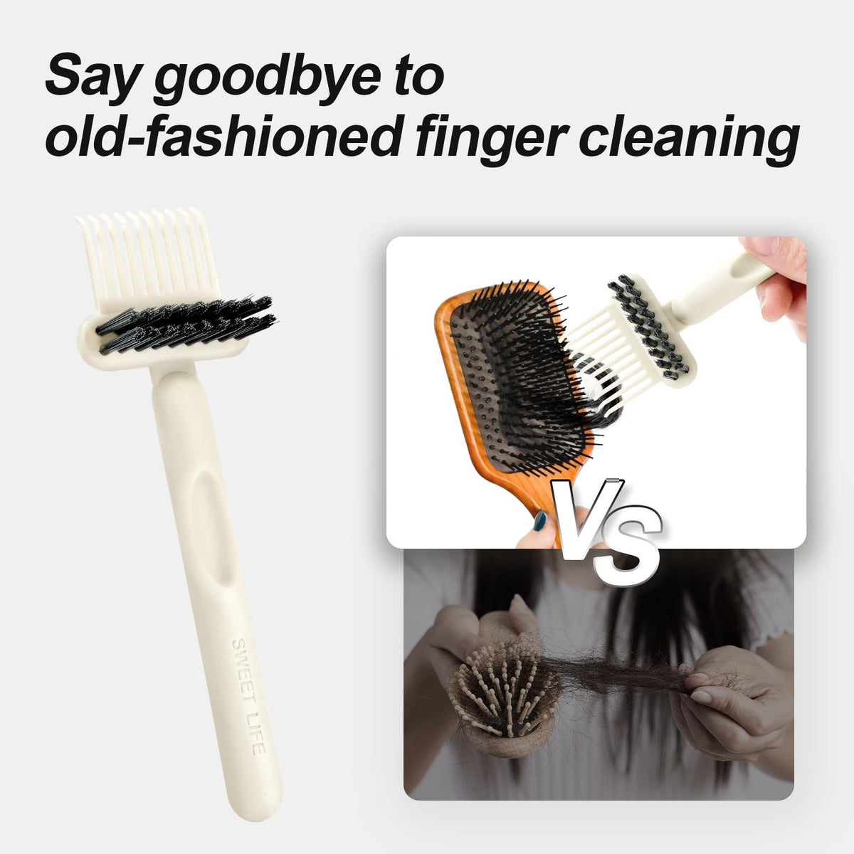 Hair Brush Cleaning Tool Dual-Function Hairbrush Cleaner for All Brushes