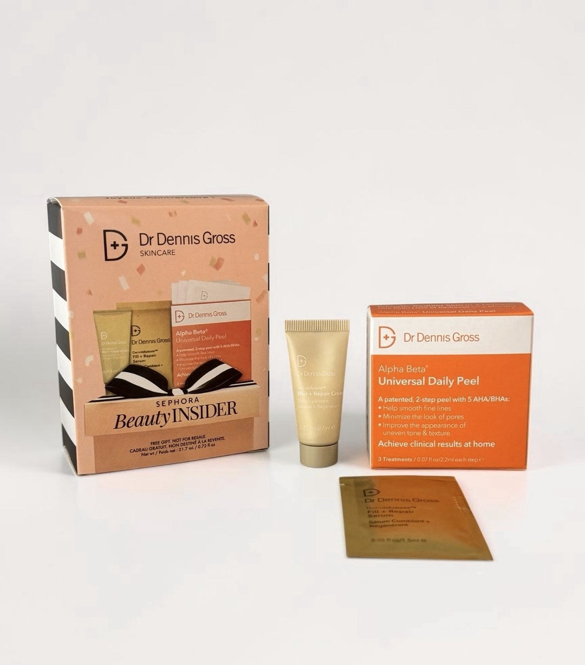Skincare Gift Set with Alpha Beta Peel Serum & Repair Cream - Dr Dennis Gross