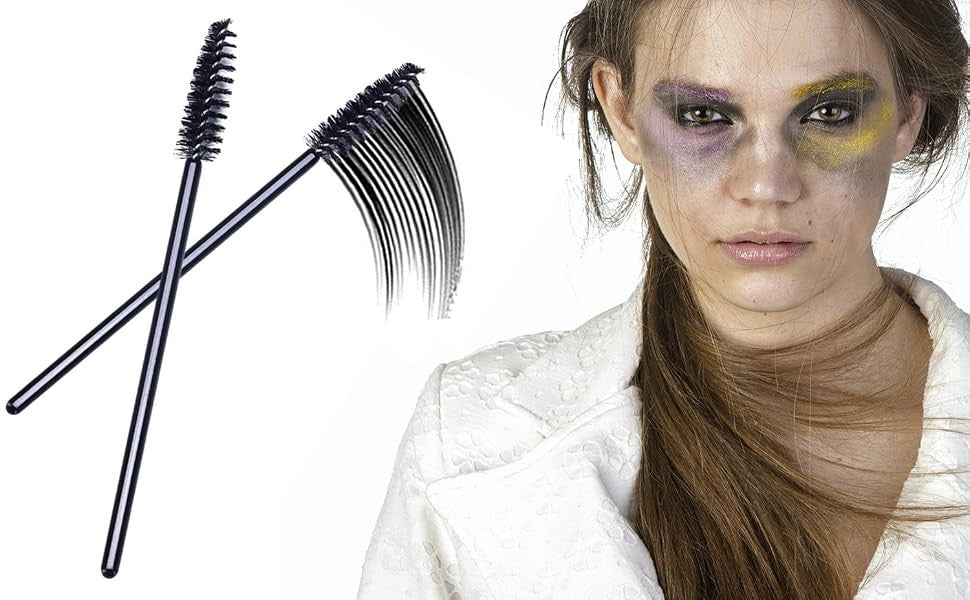 Disposable Eyelash Mascara Brushes Set for Eyelash & Eyebrow Application - 100 Pcs